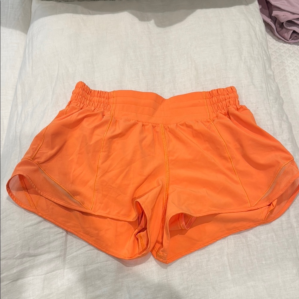 lululemon Women's Orange Athletic Shorts